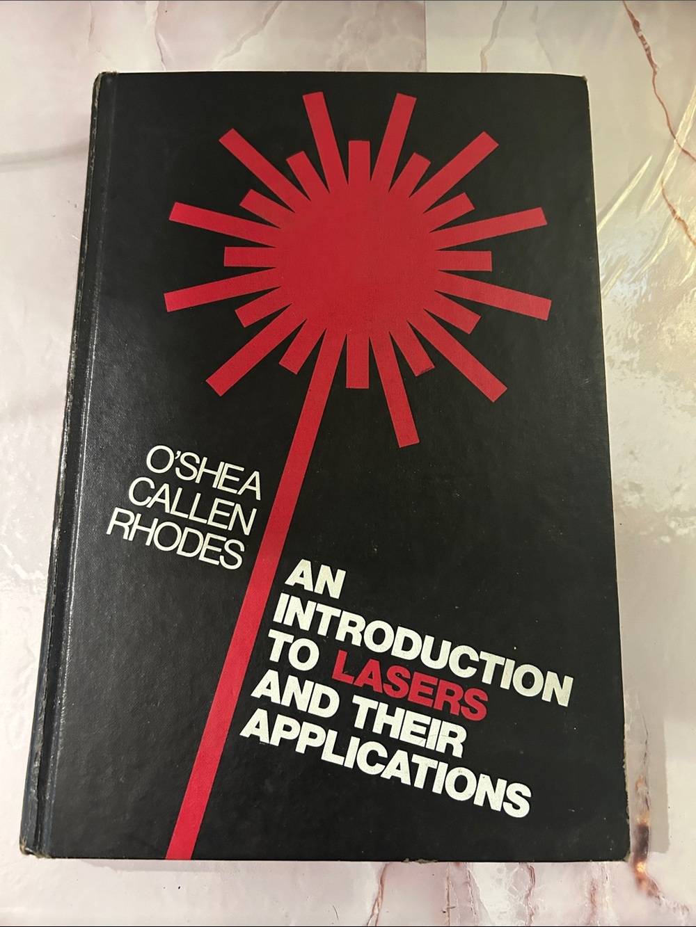 Vintage college Book 1977 Introduction to Lasers and Their Applications